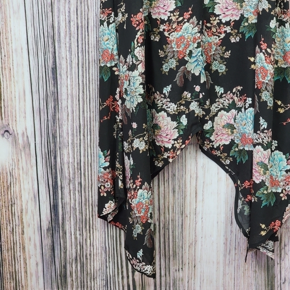 Tolani Collection Printed Asymmetrical Hem Dress View 3